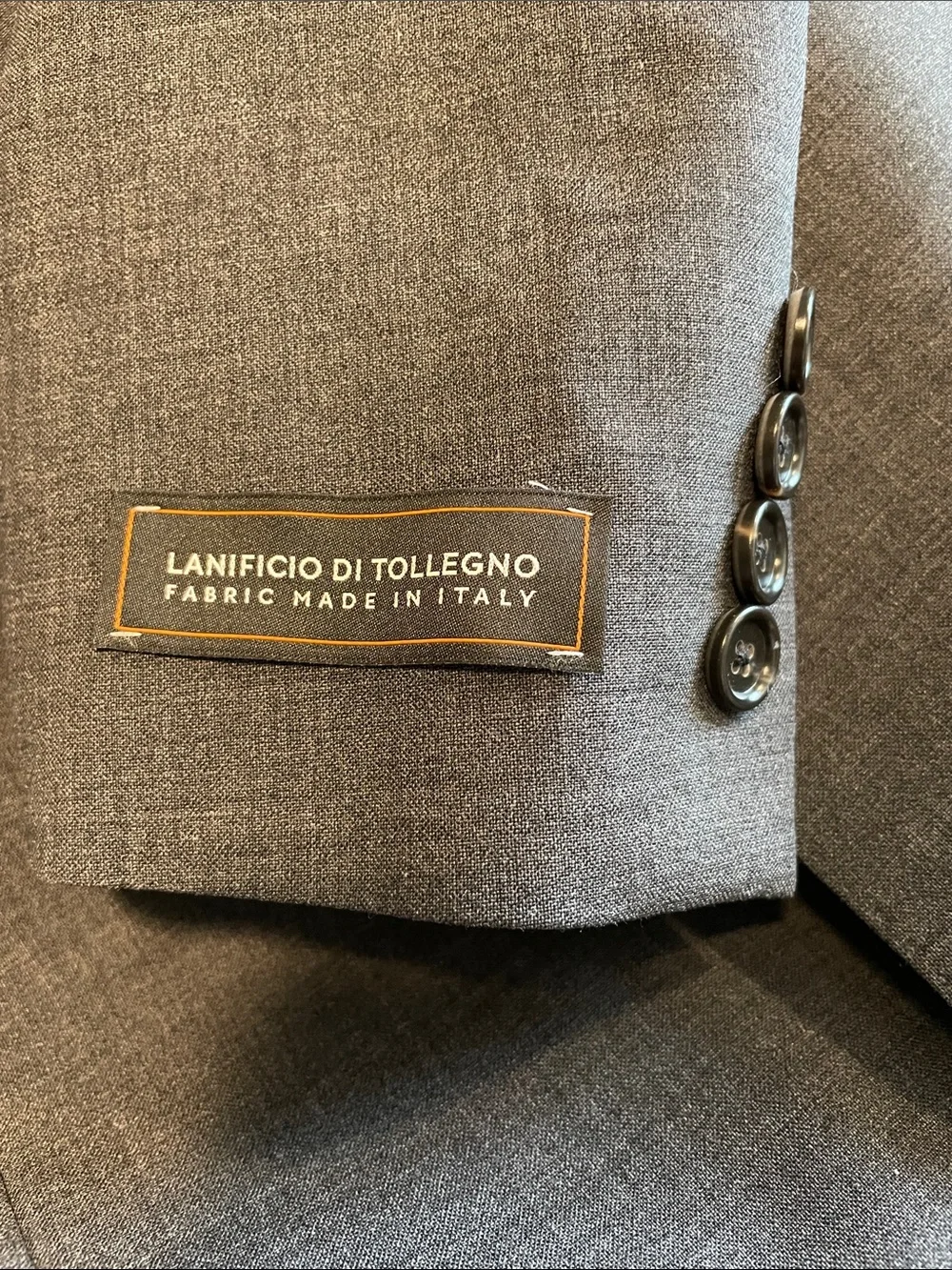 J. Crew Ludlow Traveler Slim Fit Suit Jacket Carbon Italian Stretch‎ Wool 44R